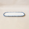 Vida Blue & White Bamboo Baguette Platter