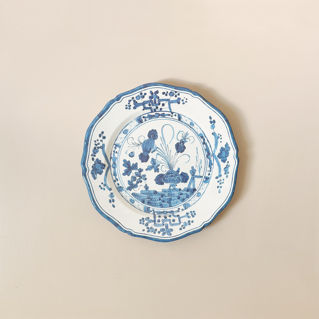 Vida Faenza Salad Plate Blue & White