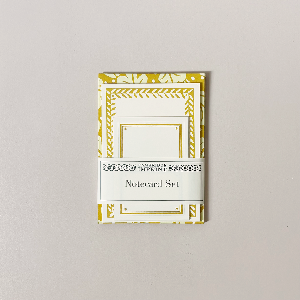 Notecard & Envelope Set Quercus Sap Green