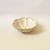 Granada Traditional Leaf Serving Bowl Mustard