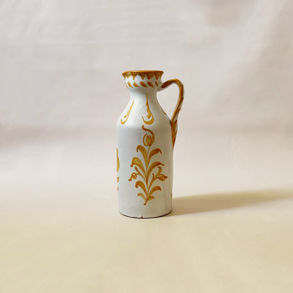 Granada Traditional Narrow Pitcher Mustard