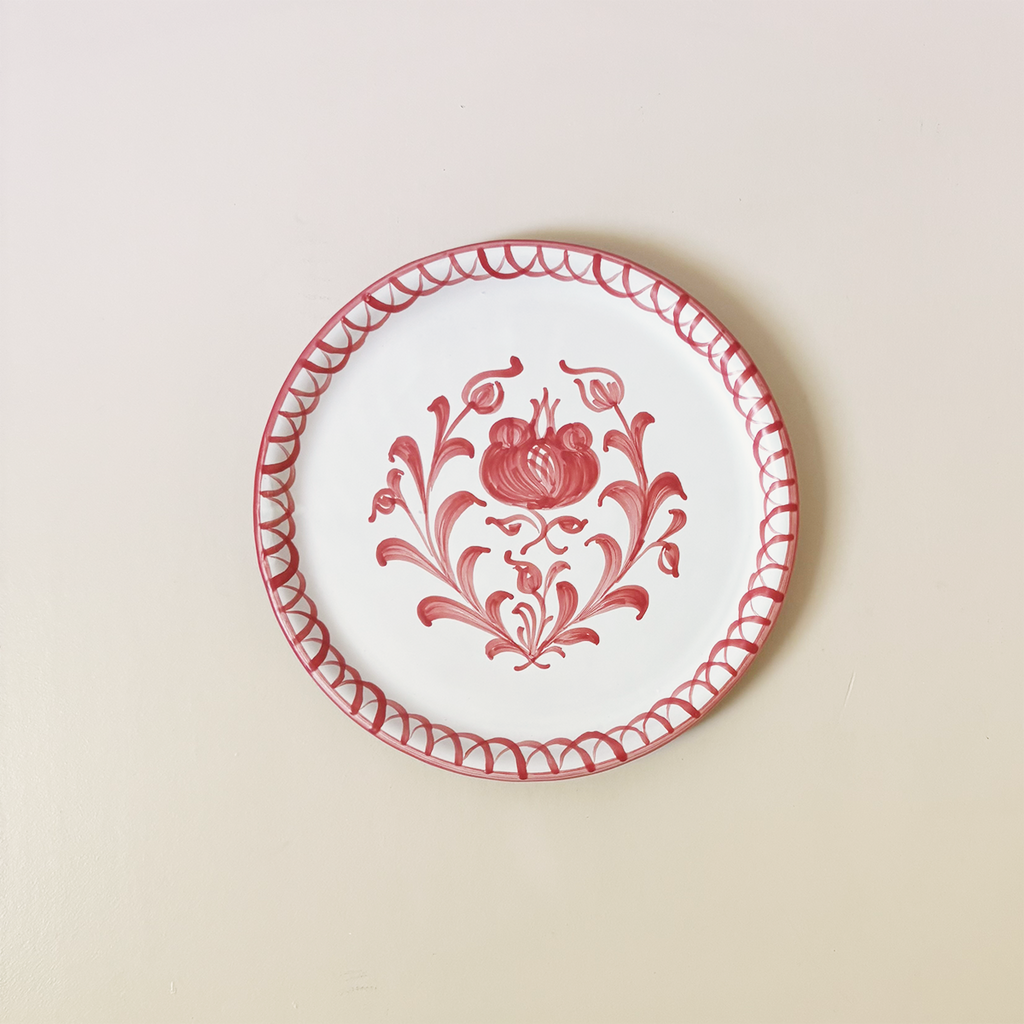 Granada Traditional Salad Plate Coral