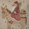 Christmas Donkey Pillow