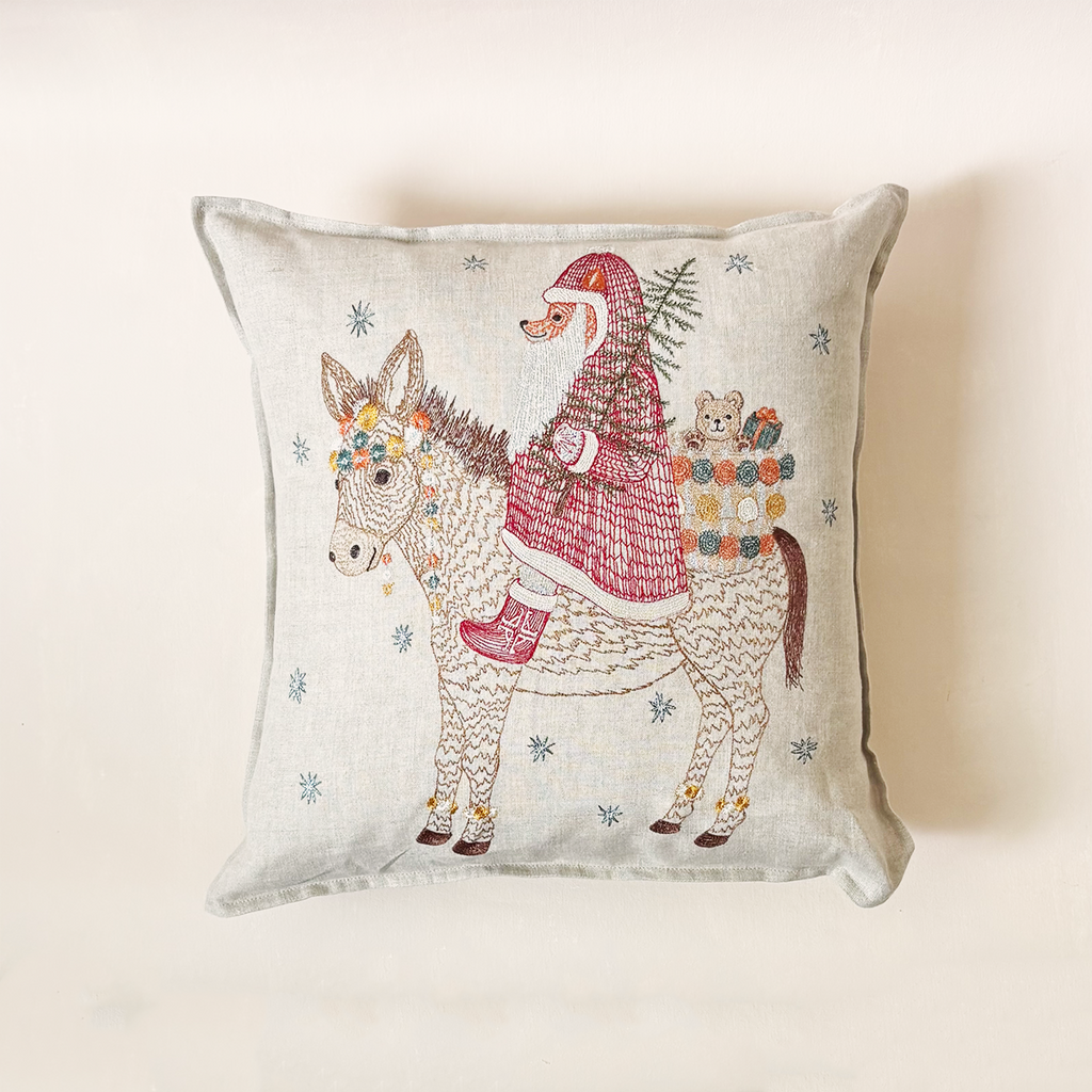 Christmas Donkey Pillow