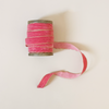 Velvet Ribbon With Metallic Edge Raspberry