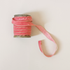 Velvet Ribbon With Metallic Edge Salmon