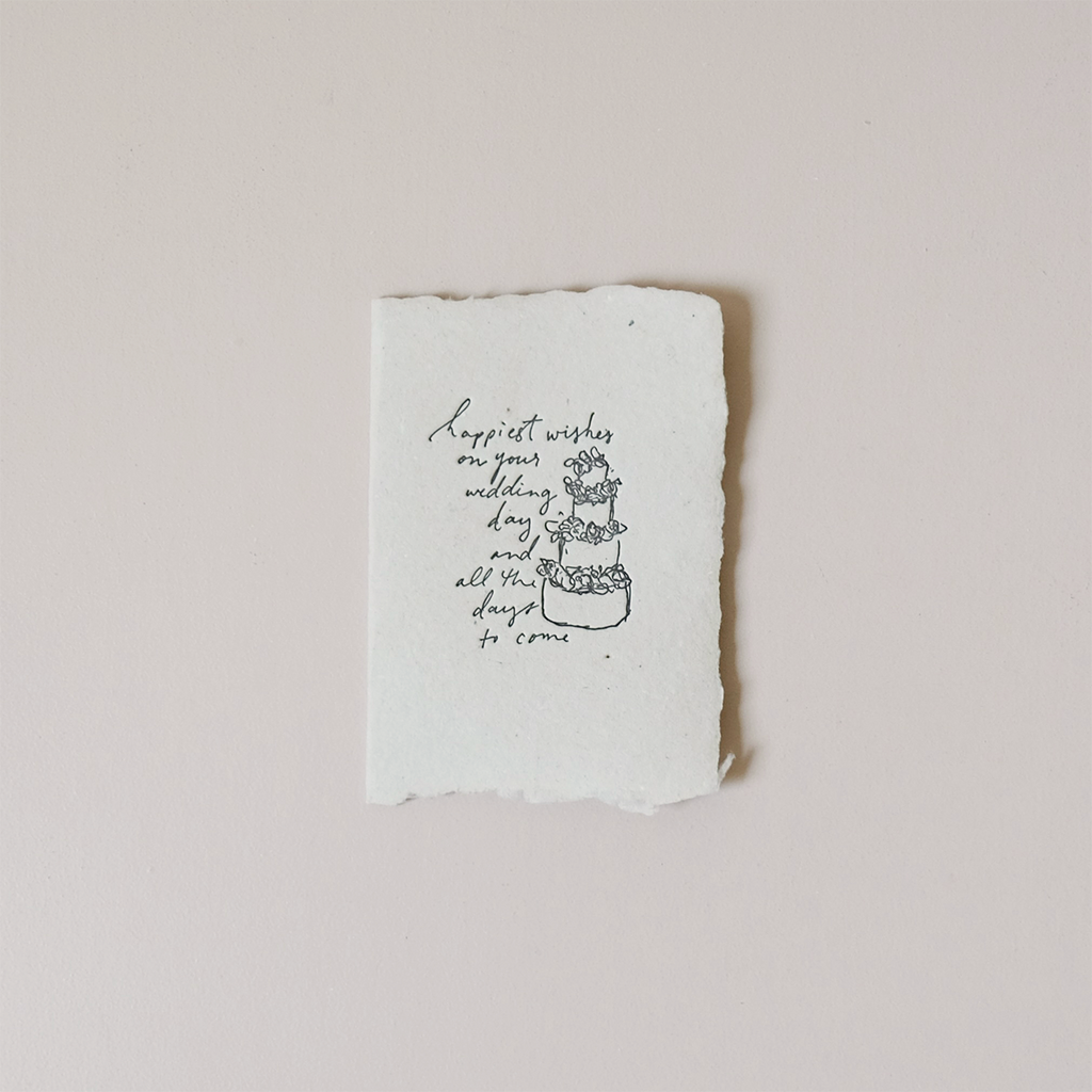 Wedding Cake Note Card