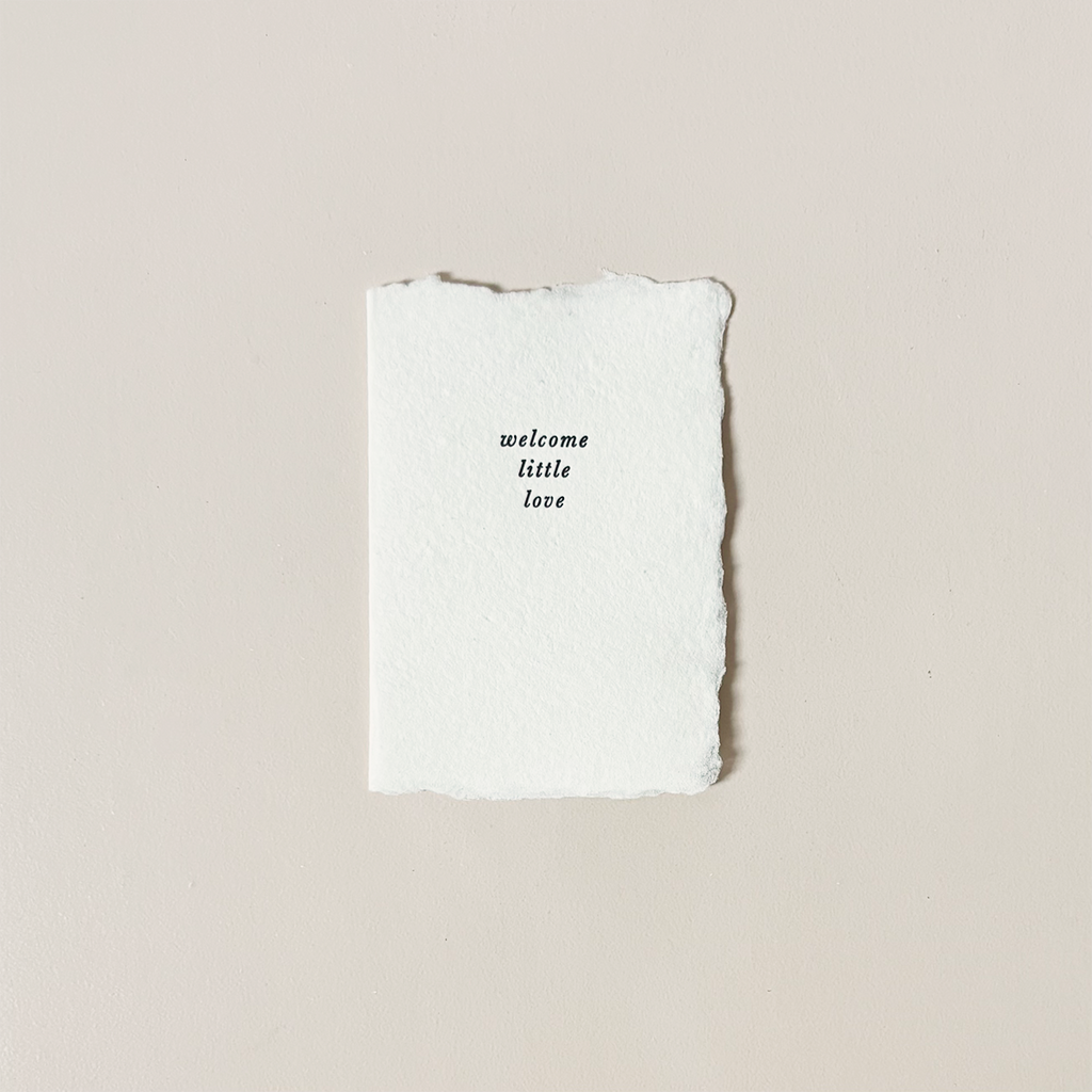 Welcome Little Love Note Card