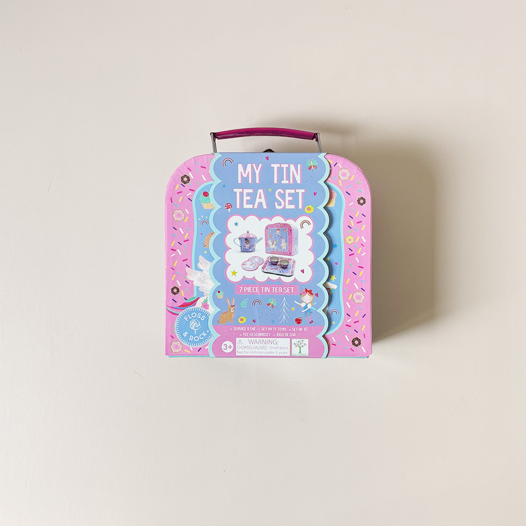 Rainbow Fairy 7 Piece Tin Tea Set