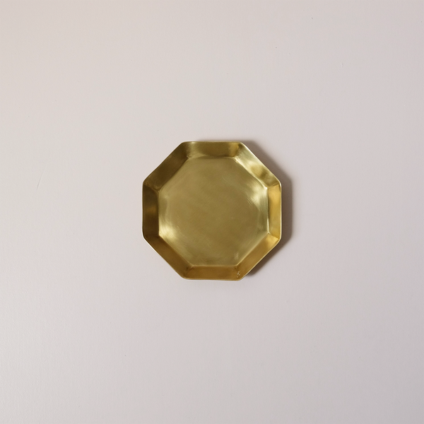 Brass Octagon Plate Medium