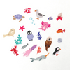 Ocean Wonders Jumble Washi Stickers