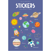 Planet Clear Stickers