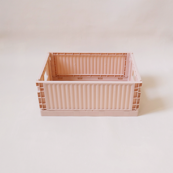 Foldable Store Crate Medium, Blush