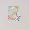 Mouse House Sticker Scene Note Card