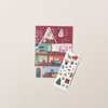 Holiday House Sticker Scene Note Card