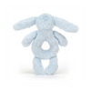 Bashful Bunny Blue Ring Rattle
