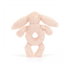 Bashful Bunny Blush Ring Rattle
