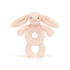 Bashful Bunny Blush Ring Rattle