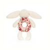 Blossom Bunny Cream Berry Ring Rattle