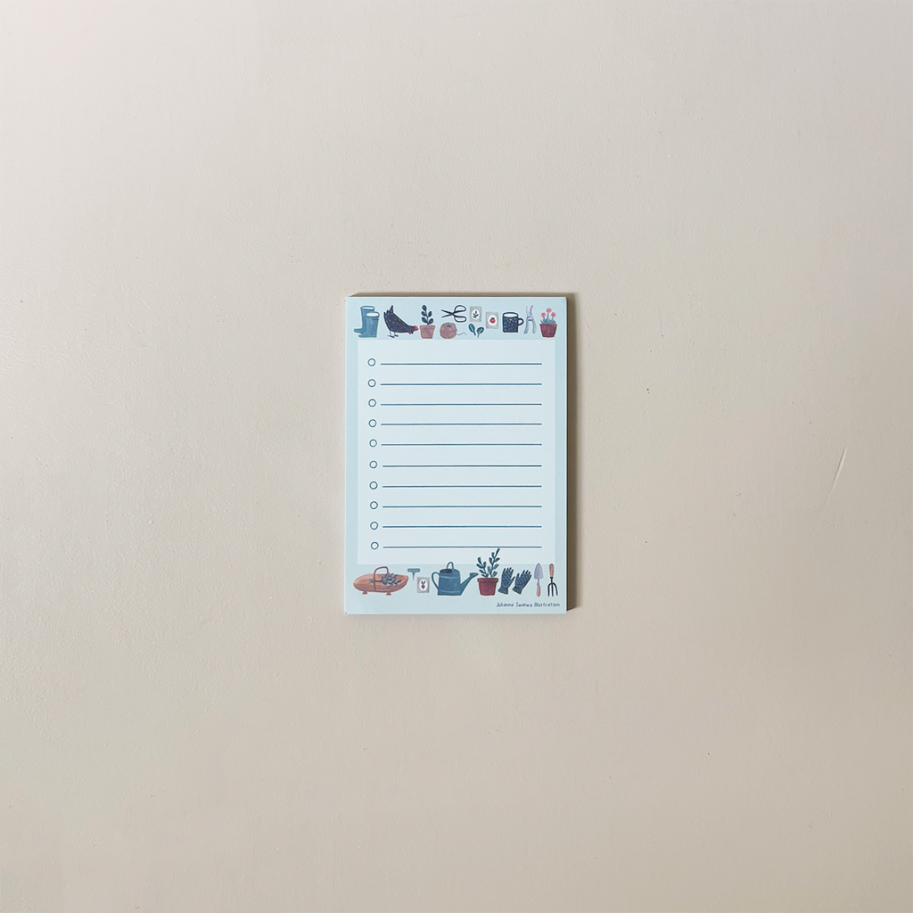 Gardener To Do Notepad
