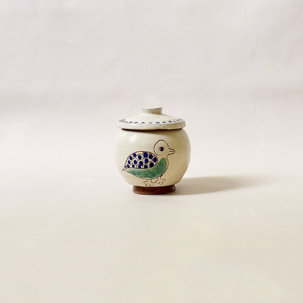 Bird Ceramic Canister