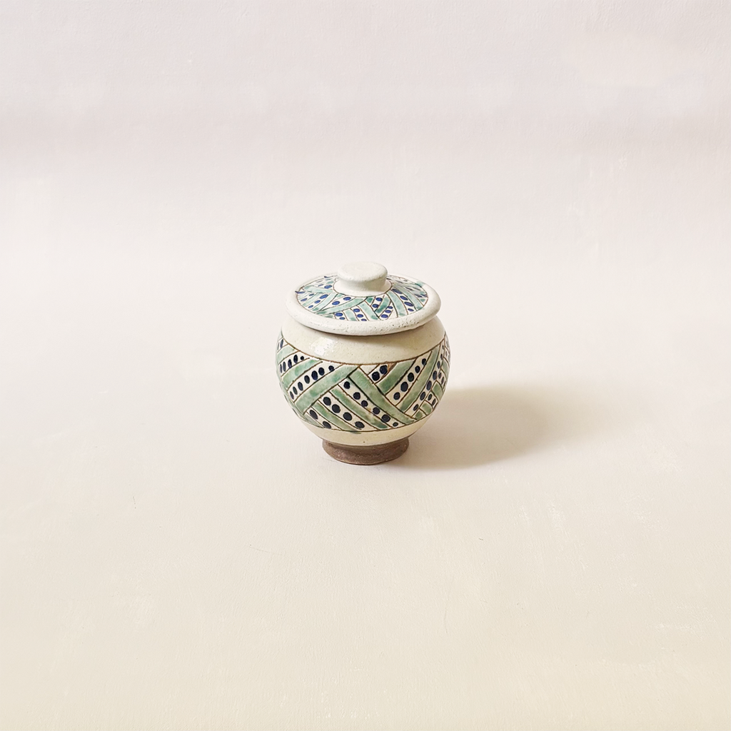 Papyrus Ceramic Canister