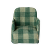 Green Check Mouse Chair
