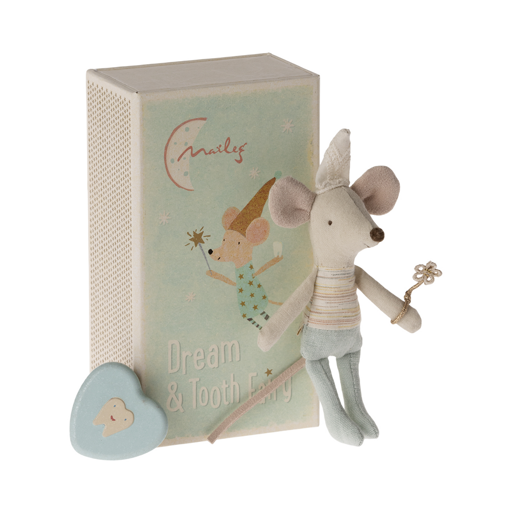 Little Brother Tooth Fairy Mouse in Matchbox