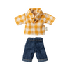 Yellow Checked Shirt & Plants for Dad Mouse