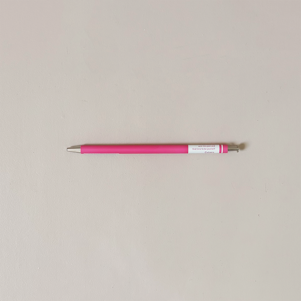 Colors Gel Pen Candy Pink