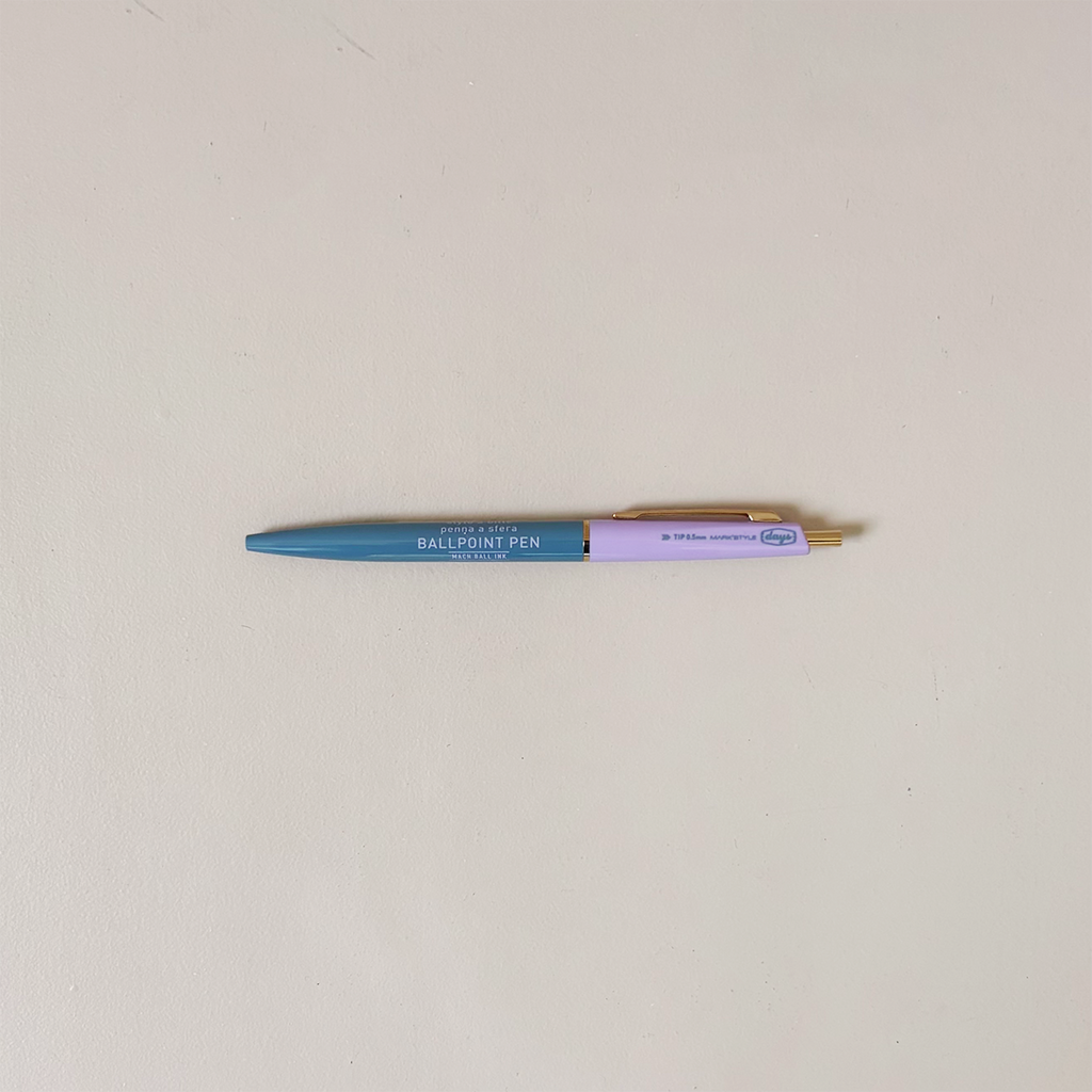 Days Mach Ballpoint Pen Vermeer Blue/Purple