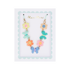 Butterflies & Flowers Enamel Charm Necklace