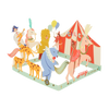 Circus Concertina Note Card