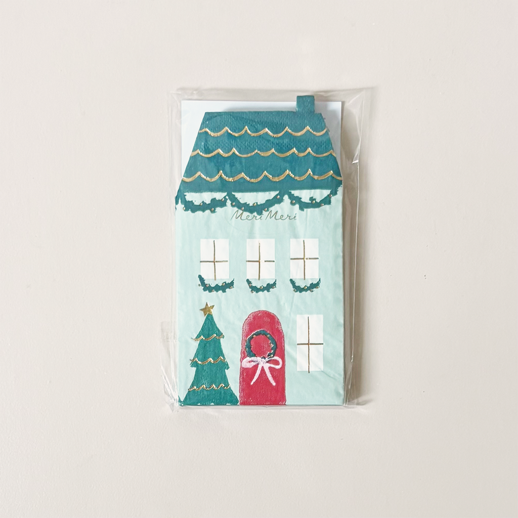 Holiday House Paper Napkins