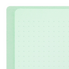 Soft Color Notebook Dot Grid Green