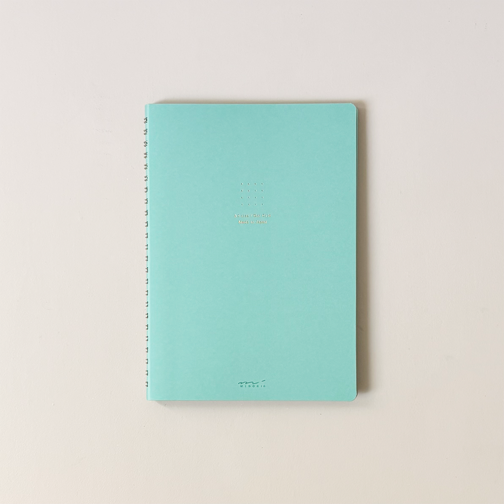 Soft Color Notebook Dot Grid Green