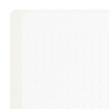 Soft Color Notebook Dot Grid White