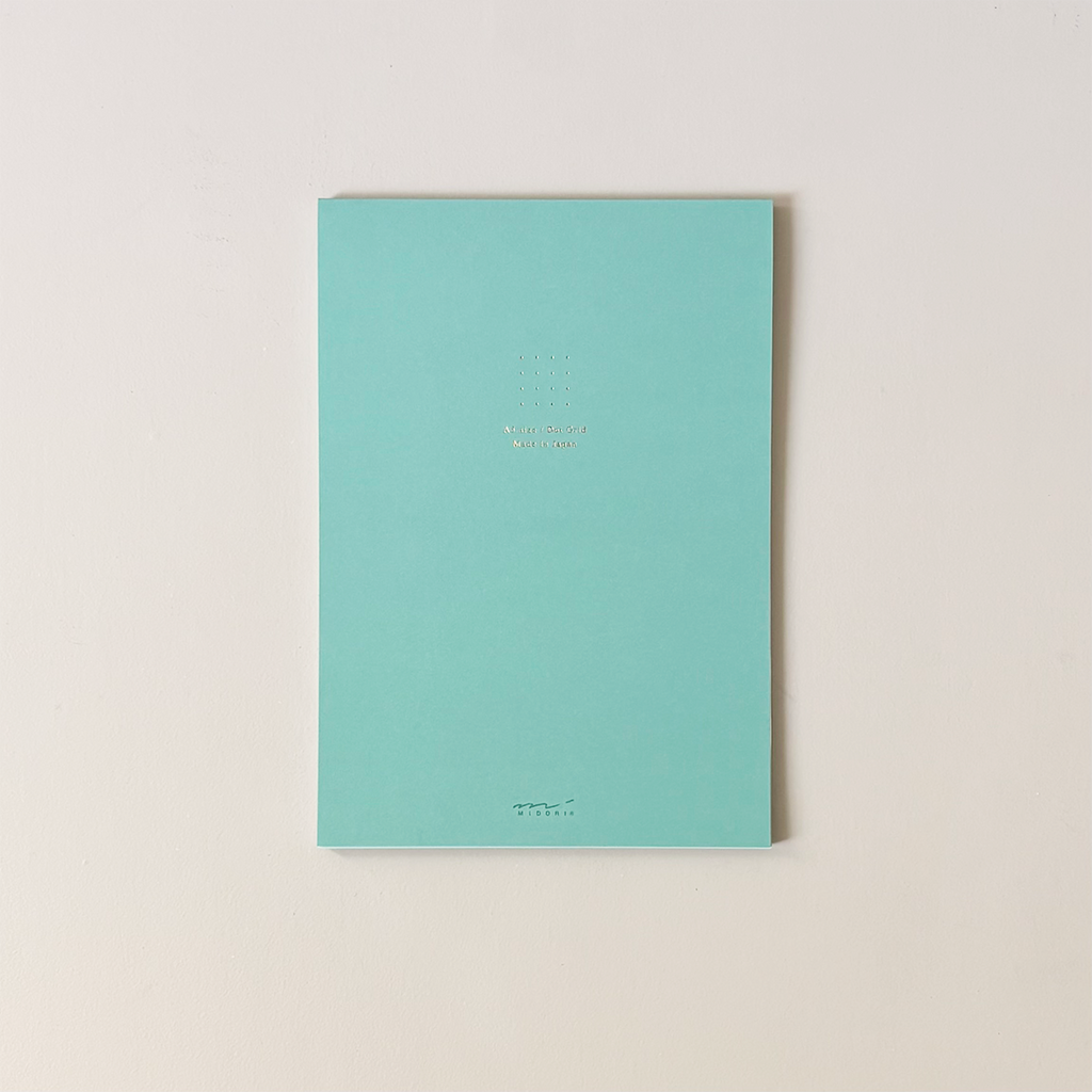 Soft Color Notepad Dot Grid Green