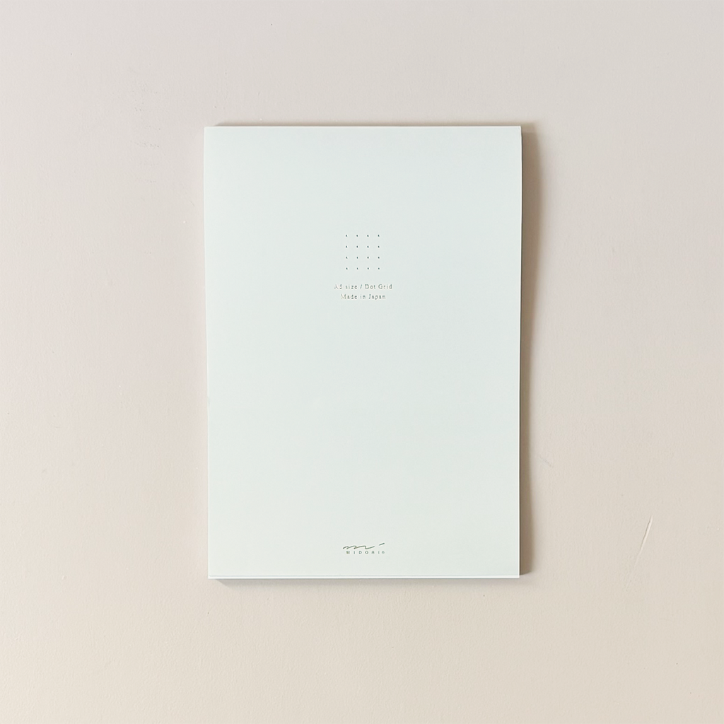 Soft Color Notepad Dot Grid White