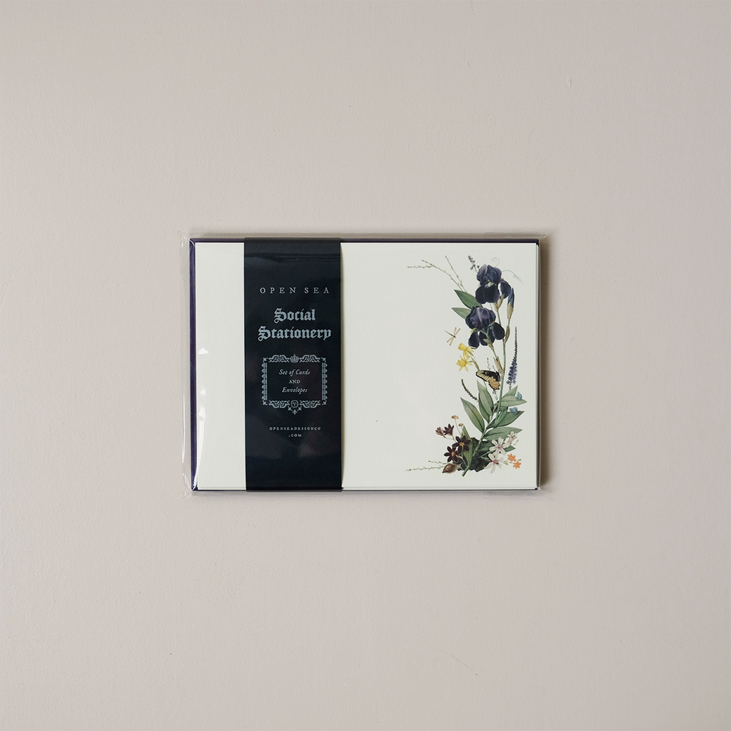 Iris Garden Note Card Set
