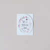 It's A Special Day Oval Note Card
