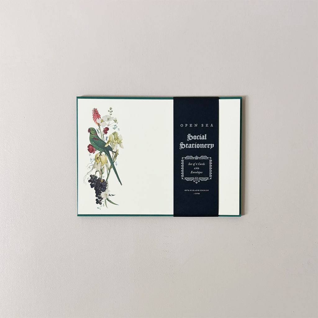 Parakeet Note Card Set