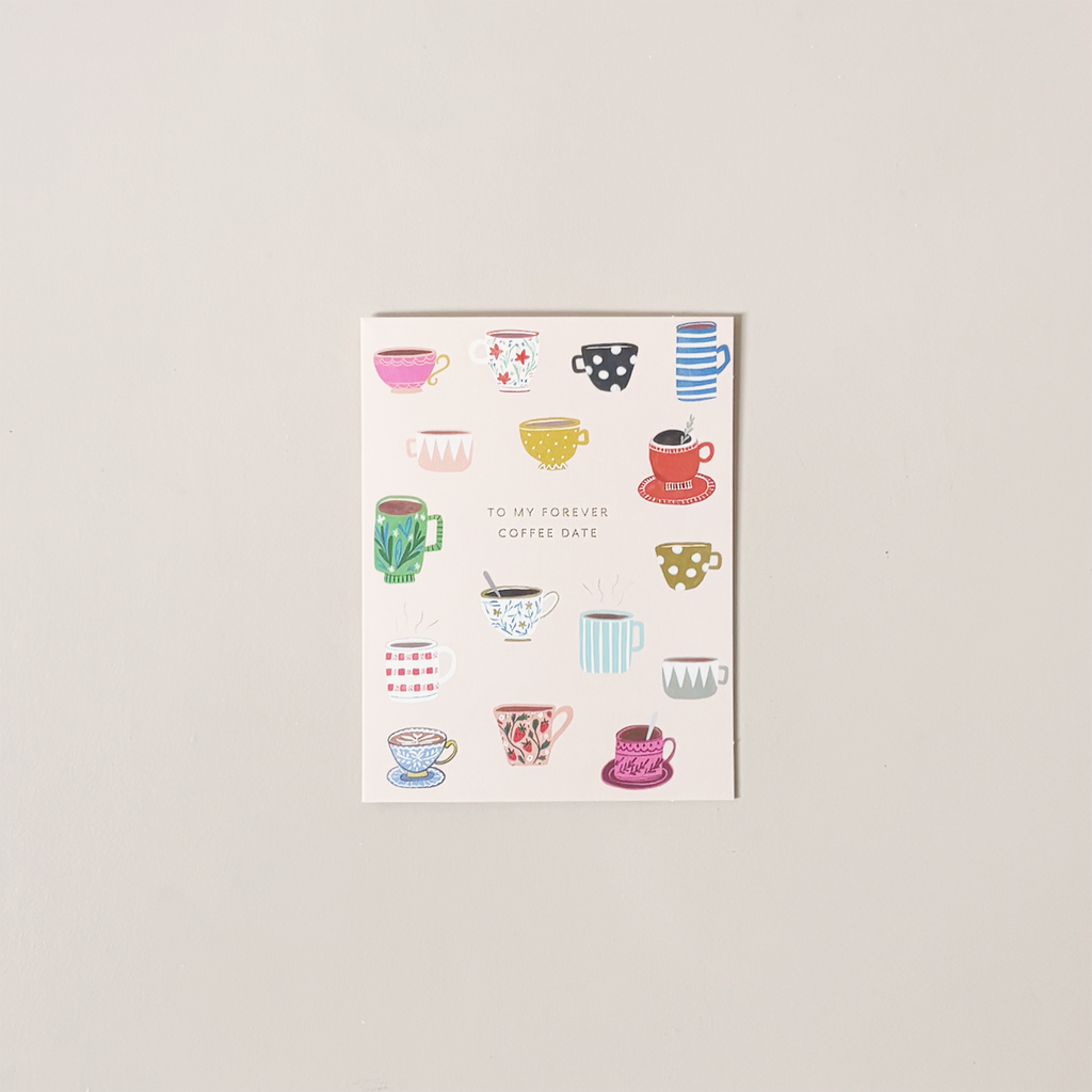 Forever Coffee Date Note Card