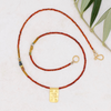 Red Agate Talisman Necklace