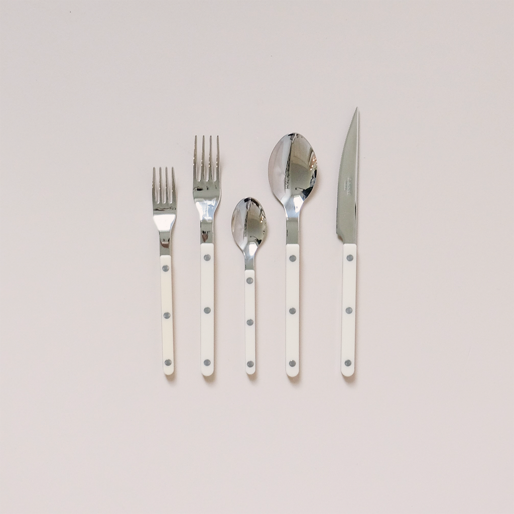 Bistro 5 Piece Cutlery Set Ivory