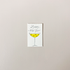 Happy New Year Champagne Note Card