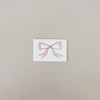 Pink Bow Note Card