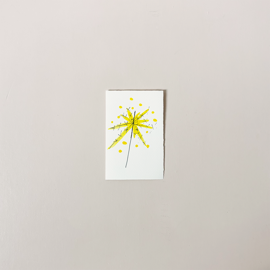 Sparkler Note Card