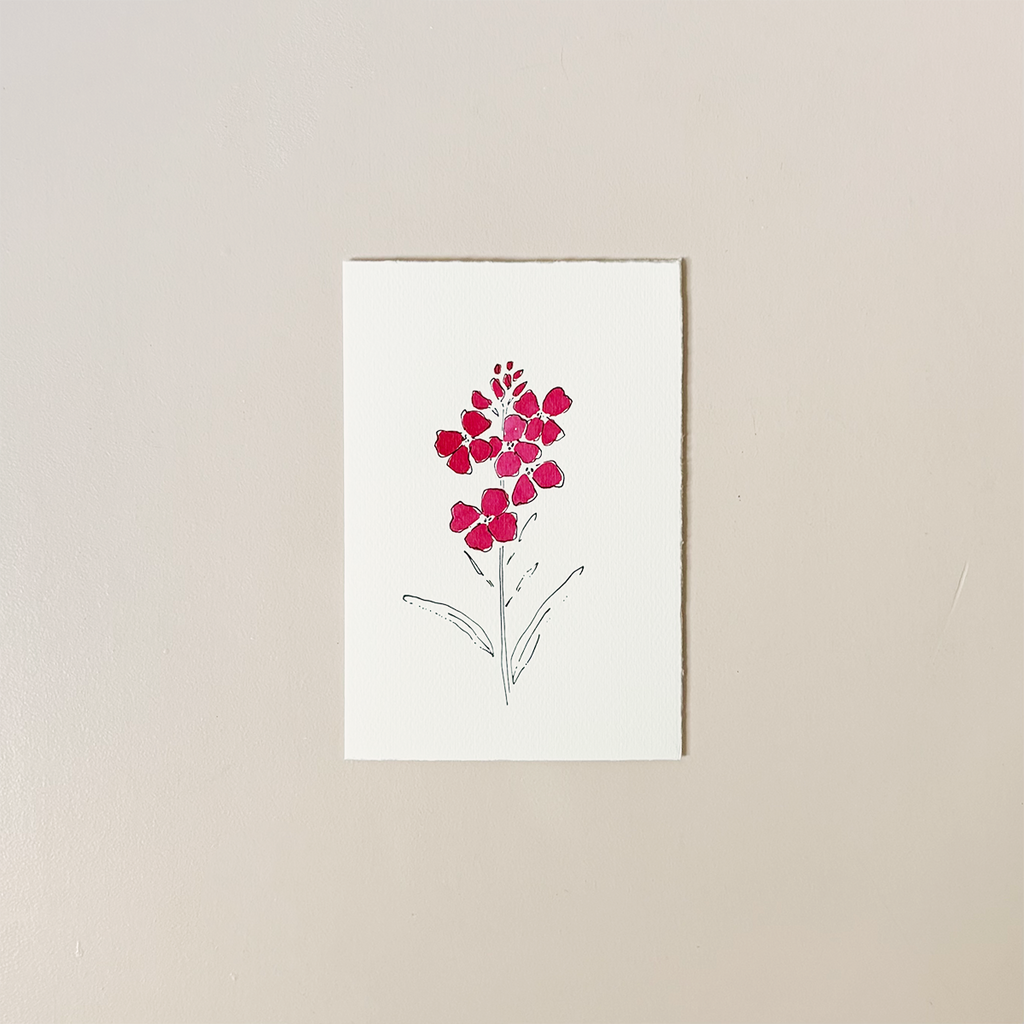 Wallflower Note Card