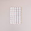 Graphic Stripe Linen Tea Towel Clay
